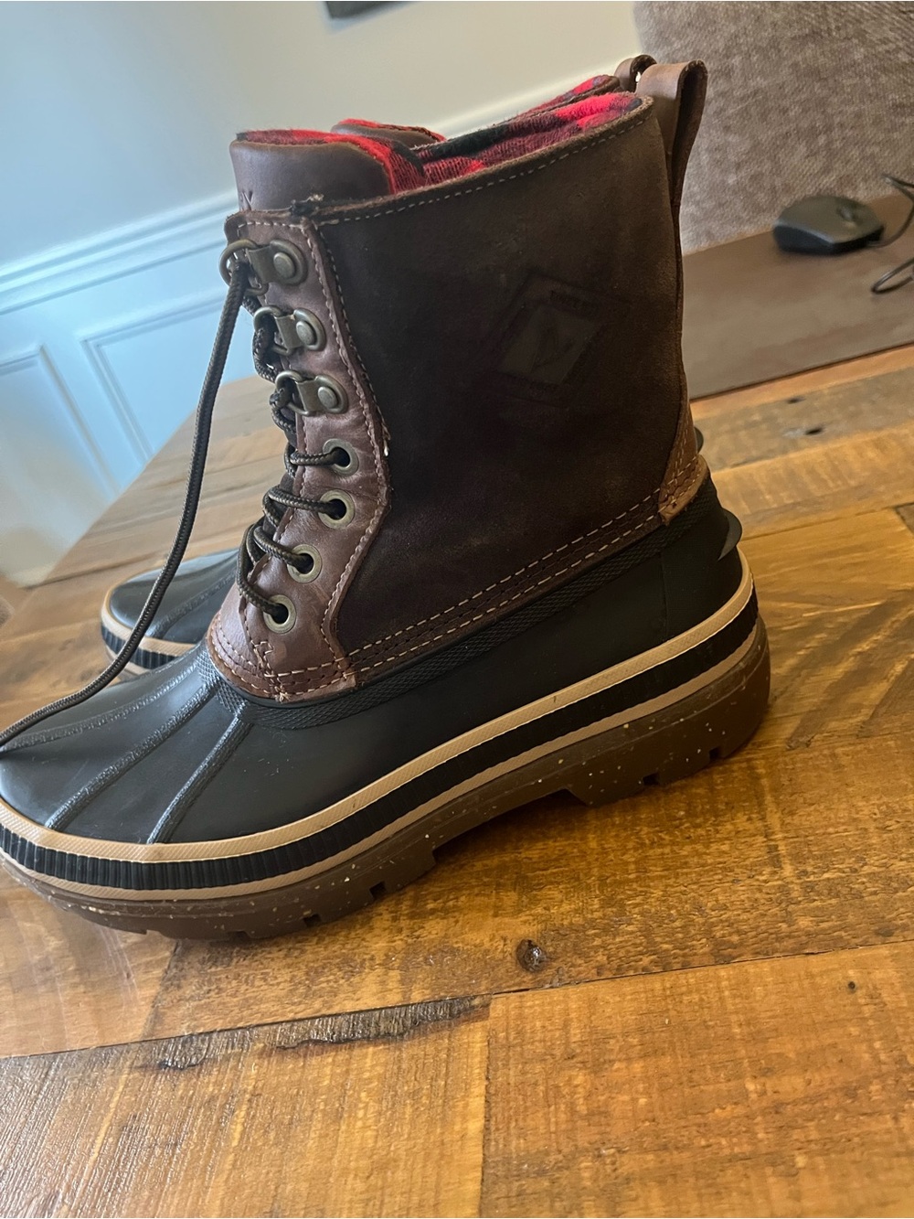 Sperry Classic Waterproof Duck Boot in Black & Brown